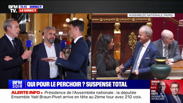 Pour Alexis Corbière (député L'Après de Seine-Saint-Denis), ce serait un paradoxe que ceux qui sont battus, retrouvent la présidence de l'Assemblée nationale