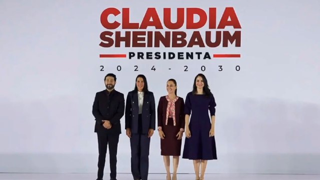 Claudia Sheinbaum presenta a tres nuevos integrantes de su gabinete de gobierno