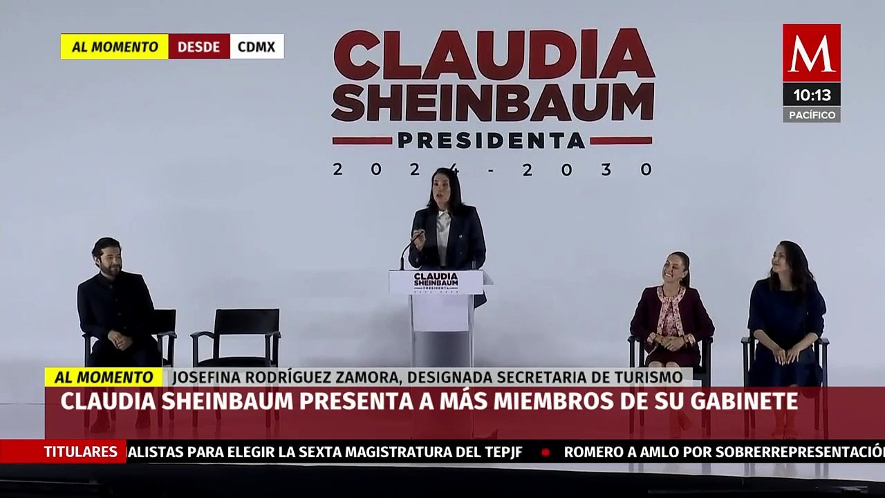 Josefina Rodríguez Zamora será la nueva secretaria de Turismo: "México será un éxito turístico"