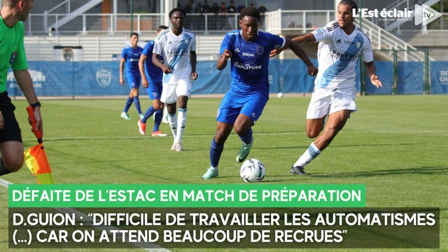 L'Estac perd en préparation mais attend beaucoup de recrues selon son entraîneur, David Guion