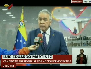 Candidato Luis Eduardo Martínez: El sistema automatizado del CNE es inviolable