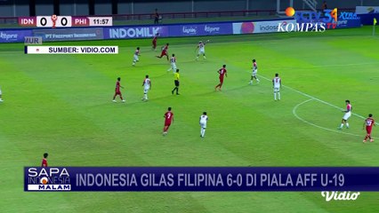 Tampil Perdana, Indonesia Langsung Gilas Filipina 6-0 di Piala AFF U-19