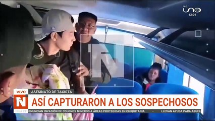 ASÍ CAPTURARON A LOS SOSPECHOSOS