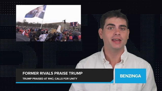 Trump Receives Standing Ovations as Former Rivals Praise Him at RNC. Haley Stresses Need for Unity, DeSantis Calls for GOP to Send Biden 'Back to the Basement'