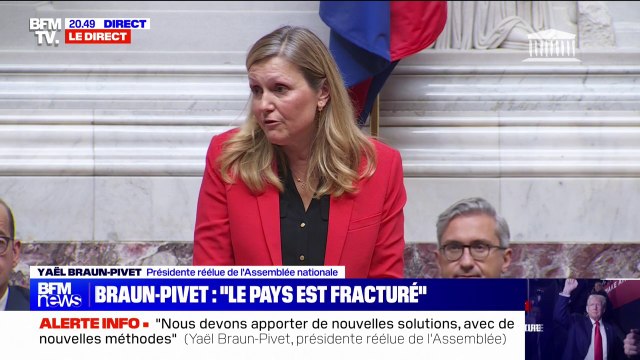 Présidence de l’Assemblée: Cette élection m'oblige peut-être plus que jamais, plus que celle de 2022 , déclare Yaël Braun-Pivet