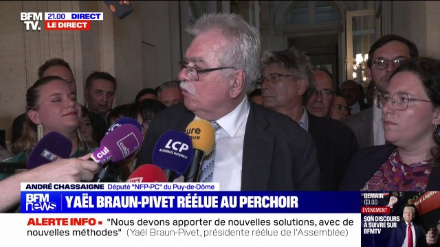 Un vote qui a été volé par une alliance contre nature : après sa défaite à la présidence de l'Assemblée, André Chassaigne dénonce la combinaison entre les macronistes et La Droite républicaine