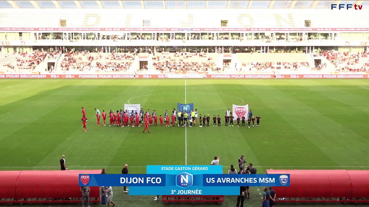 J3 I Dijon FCO - US Avranches MSM (5-2) en replay