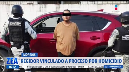 Abraham Jair "N", regidor de  Jiutepec, es vinculado a proceso por homicidio