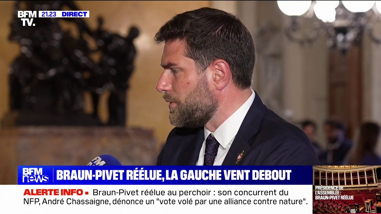Yaël Braun-Pivet réélue à la présidence de l’Assemblée: "Il s'agissait de tenir (nos) engagements vis-à-vis de nos électeurs et faire barrage à LFI et ses alliés", explique Vincent Jeanbrun (Droite républicaine)