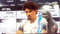 André Ramalho explicando a escolha pelo Corinthians