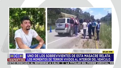 "Le dimos jalón; luego dijo que el carro se detuviera y comenzó a disparar", narra sobreviviente de masacre en Guaimaca