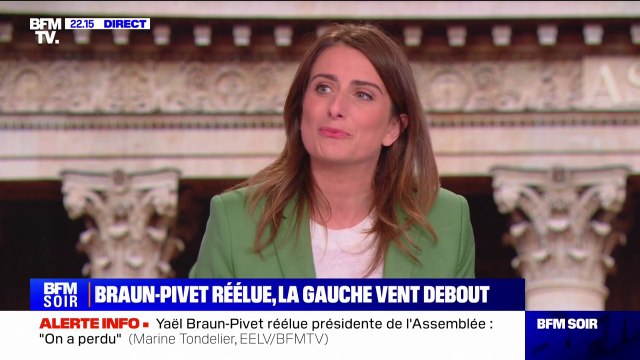 Présidence de l’Assemblée : On a perdu une bataille qui était perdue d'avance , estime Marine Tondelier (Les Écologistes)