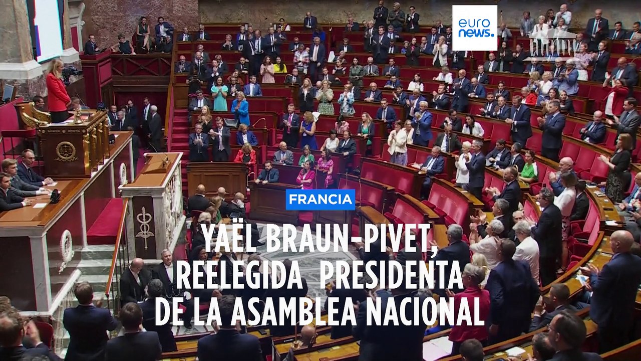Yaël Braun-Pivet, del partido de Emmanuel Macron, reelegida presidenta de la Asamblea Nacional