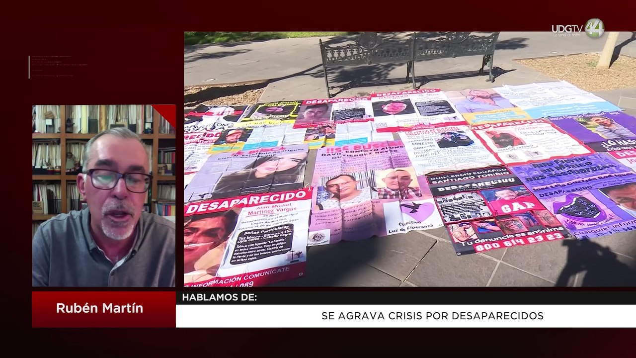 Se agrava crisis por desaparecidos: Rubén Martín