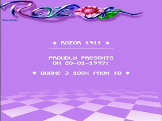 PC Cracktro - Quake 3 by Razor 1911