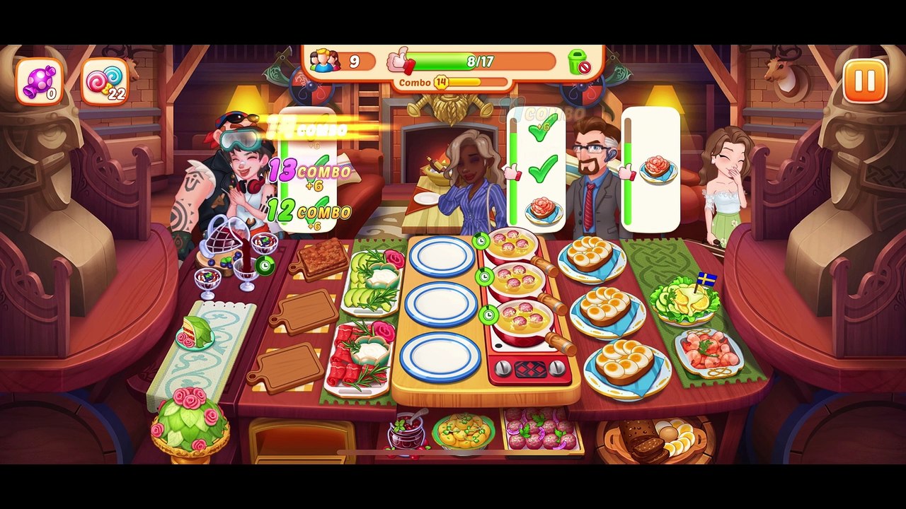 [Miniriceto]Game Play _ Crazy Diner - Meatball House - Lv 1362-1365