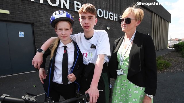 Teenager Chris Doyle cycles 100 miles for charity.