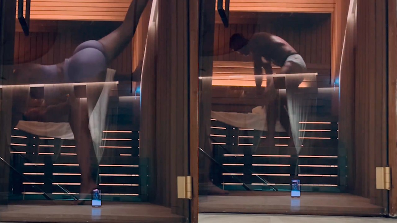 Cristiano Ronaldo y Georgina Rodríguez "rompen" Instagram con video dentro de un sauna