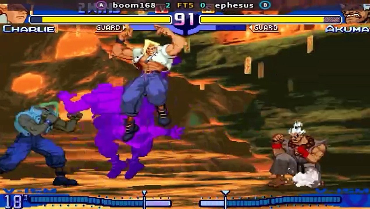 Street Fighter Alpha 3 - boom168 vs ephesus FT5