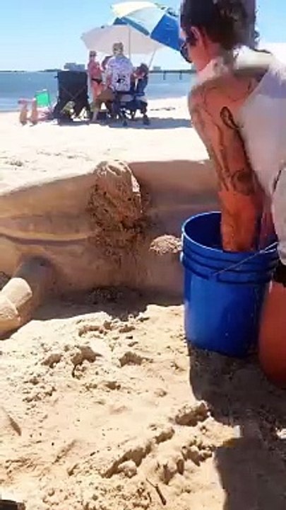 Sand Castle University showcases the transient beauty of sand sculpting, turning simple grains of sand into complex and captivating masterpieces.Best art video