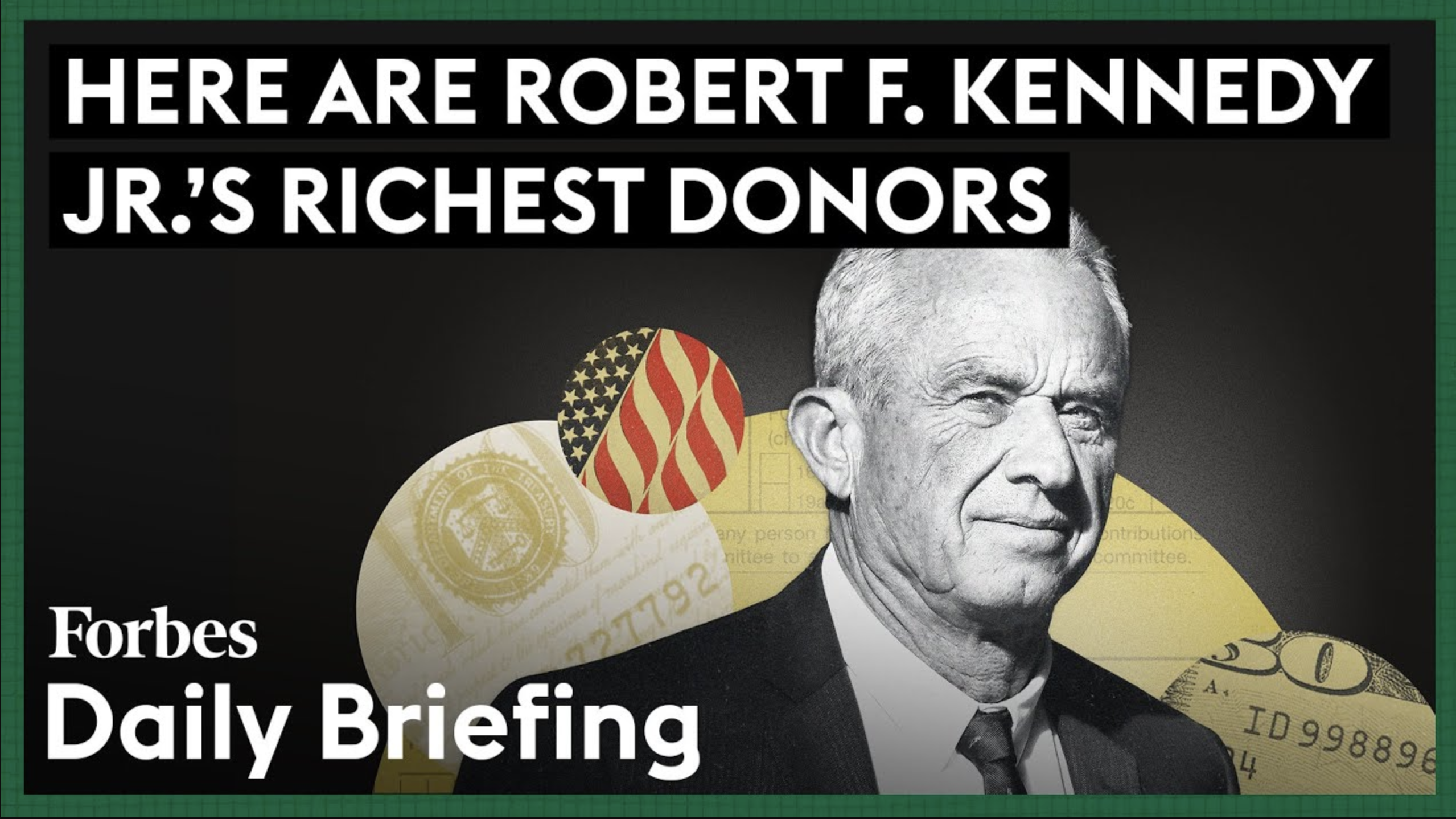 The Wealthiest Contributors to Robert F. Kennedy Jr.