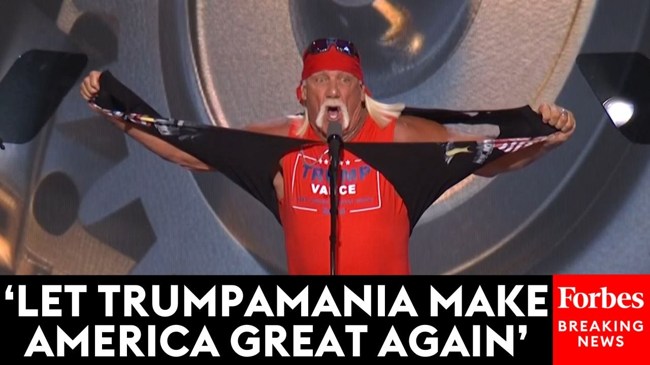 BREAKING NEWS: Hulk Hogan Makes RNC Crowd Roar In Barn-Burner Speech Praising Trump