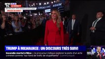 Melania Trump arrive à la convention républicaine où Donald Trump doit formellement accepter d'être le candidat du parti à l'élection présidentielle américaine