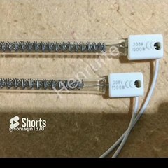 Fast response short & medium wave infrared heater is particularly matched to drying process