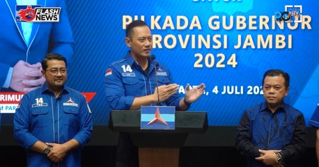 AHY Serahkan Rekomendasi Partai Demokrat untuk Pilgub Jambi