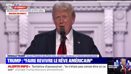 Donald Trump: "Je vais faire revivre le rêve américain"