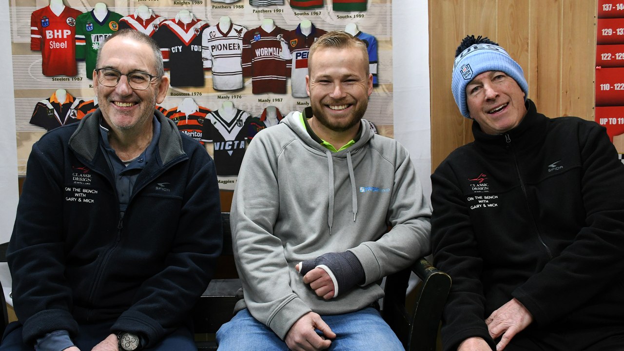 On the bench with Mick and Gary 19.07.24