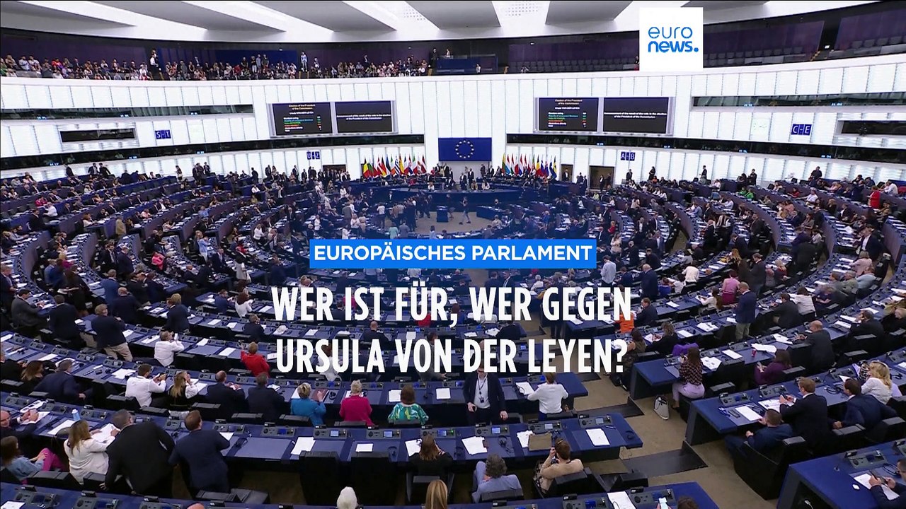 Wahl von Ursula von der Leyen: Wer für und wer gegen sie gestimmt hat