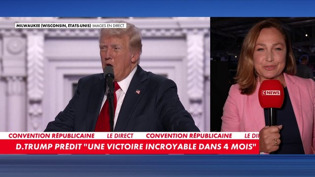 Donald Trump : ce qu'il faut retenir de son discours de clôture à la Convention républicaine
