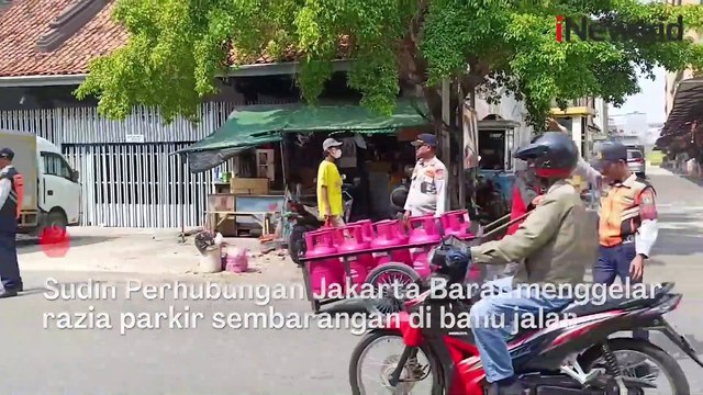 Razia Parkir Liar dan Pengendara Lawan Arus, Sejumlah Pemotor Kocar-Kacir