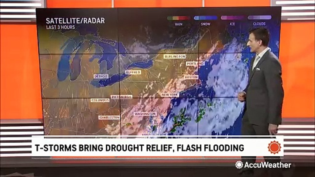 Pleasant weather in the Northeast after thunderstorms