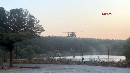 Buca'da orman yangını