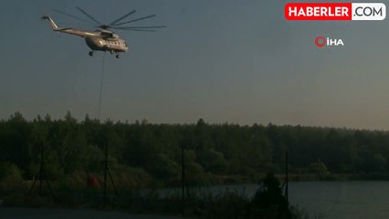 İzmir'de orman yangınıyla mücadele 18'inci saatte Çalışmalar iyiye gidiyor