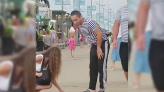  When a girl Dropping eggplant - AWESOME REACTIONS  #funny #pranks #comedy