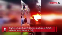 Mahallede isyan! İngiltere'de sokaklar savaş alanına döndü