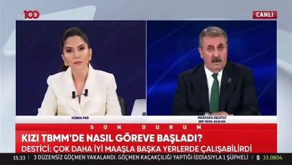 Meclis'te işe başlamıştı; kızıyla ilgili soru Destici'yi kızdırdı