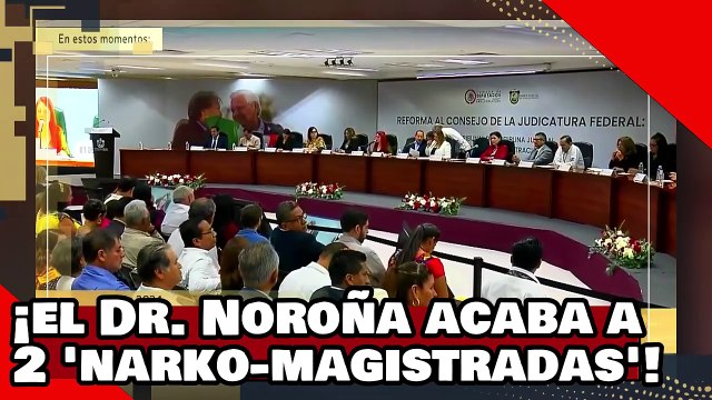 ¡VEAN! ¡Noroña acaba con su medicina a 2 narko-magistradas por atacar la reforma al poder judicial!