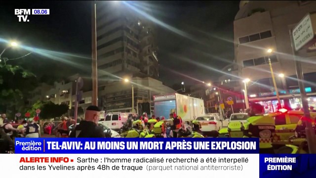 Au moins un mort après une forte explosion dans le centre de Tel-Aviv, en Israël