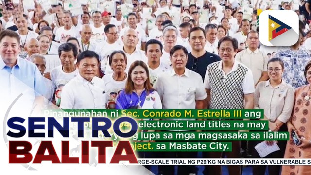 Agrarian Reform Beneficiaries sa Masbate, natanggap na ang titulo ng lupa na sinasaka sa tulong ng programa ng DAR