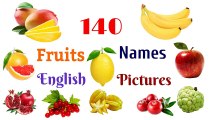 Fruits Vocabulary ll 140 Fruits Names In English With Pictures ll Fruits Nam_High