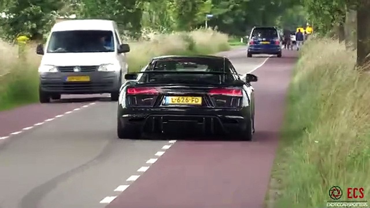 1200HP Twin Turbo Audi R8 V10 Plus - Revs & Accelerations !