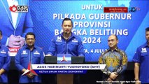 AHY Serahkan Rekomendasi Partai Demokrat untuk Pilgub Bangka Belitung