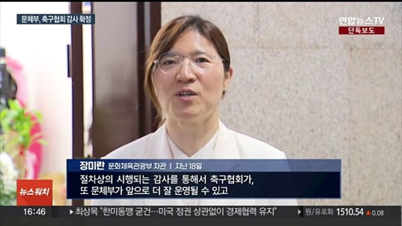 [단독] 문체부, 축구협회 감사 확정…홍명보-손흥민 만남은?