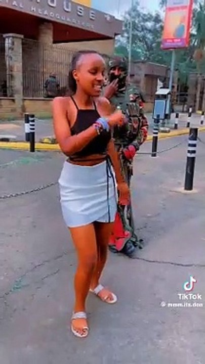 Dancing to A Police Officer