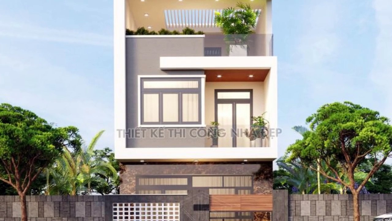 15++ mẫu nhà ống 2 tầng mái bằng đơn giản giá rẻ