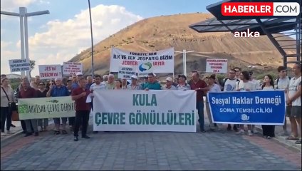 Kula Jeoparkı'na Jeotermal Kaynak Arama Projesine Tepki